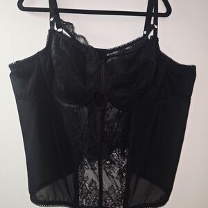 Torrid Black Lace Bustier